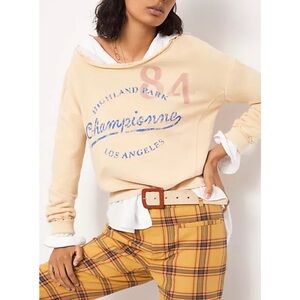 Maeve Championne Graphic Sweatshirt Size Medium Anthropologie